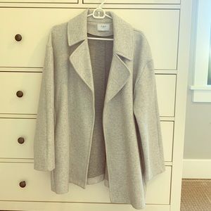 Zara Basic Gray Peacoat